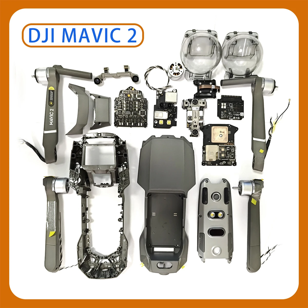 Original DJI Mavic 2Pro/ZOOM-Armmotor, oberes und mittleres Gehäuse, ESC-GPS, Hindernisvermeidungssicht, für DJI Mavic 2-Serie
