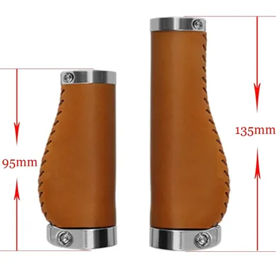 Outdoor Sport Leder Mountainbike Grip Fahrrad Griffe Mountainbike Ergonomisches Design Grip Bmx Teile Bike Feel Good Bikes Grip