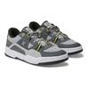 Sneaker DC SHOES "Construct", Gr. 8(40,5), weiß, grau, gelb, Leather, Schuhe