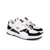 Sneaker DC SHOES "Construct", Gr. 14(48,5), schwarz-weiß (schwarz, weiß), 54.6% Leder, 20.9% Synthetikmaterial, 25.5% Polyester, Schuhe