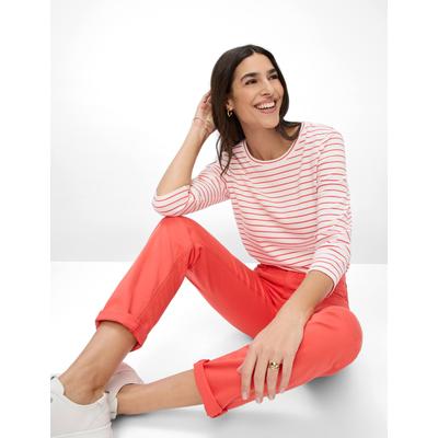 5-Pocket-Hose BRAX "Style CAROLA", Damen, Gr. 48, Normalgrößen, rot, 96% Baumwolle, 4% Elasthan, Hosen Image