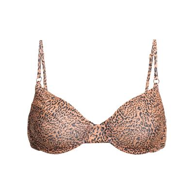 Bügel-Bikini-Top BILLABONG "Hidden Shore Morgan", Damen, Gr. S, Cup B, braun (toffee), 85% Polyester, 15% Elasthan, Bikini-Oberteile Image