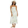 Sommerkleid BILLABONG "Tropical Haze", Damen, Gr. L, US-Größen, weiß (salt crystal), 60% Baumwolle 40% Viskose, Langarm, Kleider