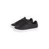 Sneaker TOMMY HILFIGER "ICON COURT PINPERF LTH", Herren, Gr. 42, schwarz, Nappaleder, sportlich, Schuhe, Freizeitschuh, Halbschuh, Schnürer mit weich gepolstertem Schaftrand