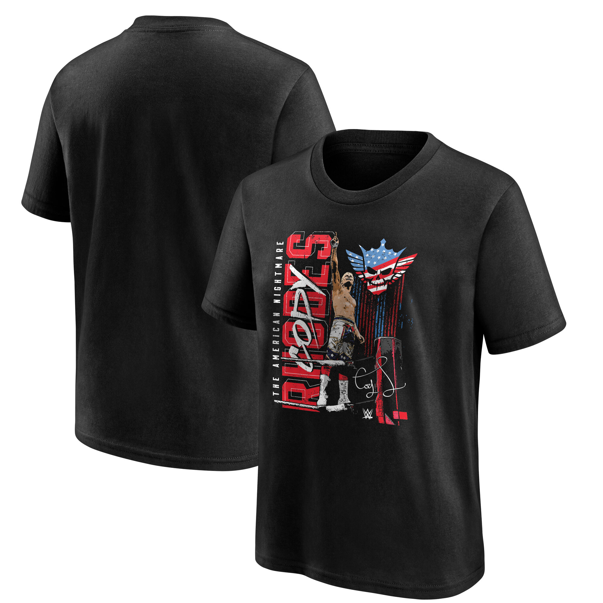 WWE Cody Rhodes Corner Ropes T-Shirt - Schwarz - Jugendliche Image