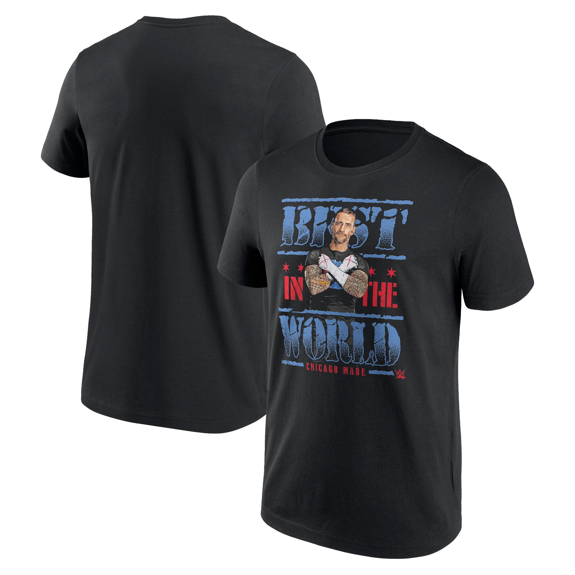 WWE CM Punk Best In The World T-Shirt - Schwarz - Herren Image