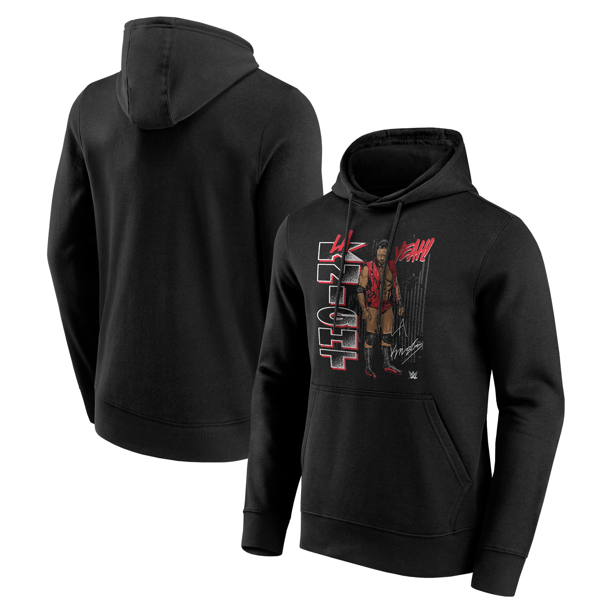 "WWE LA Knight Vertical Hoodie - Schwarz - Herren" Image
