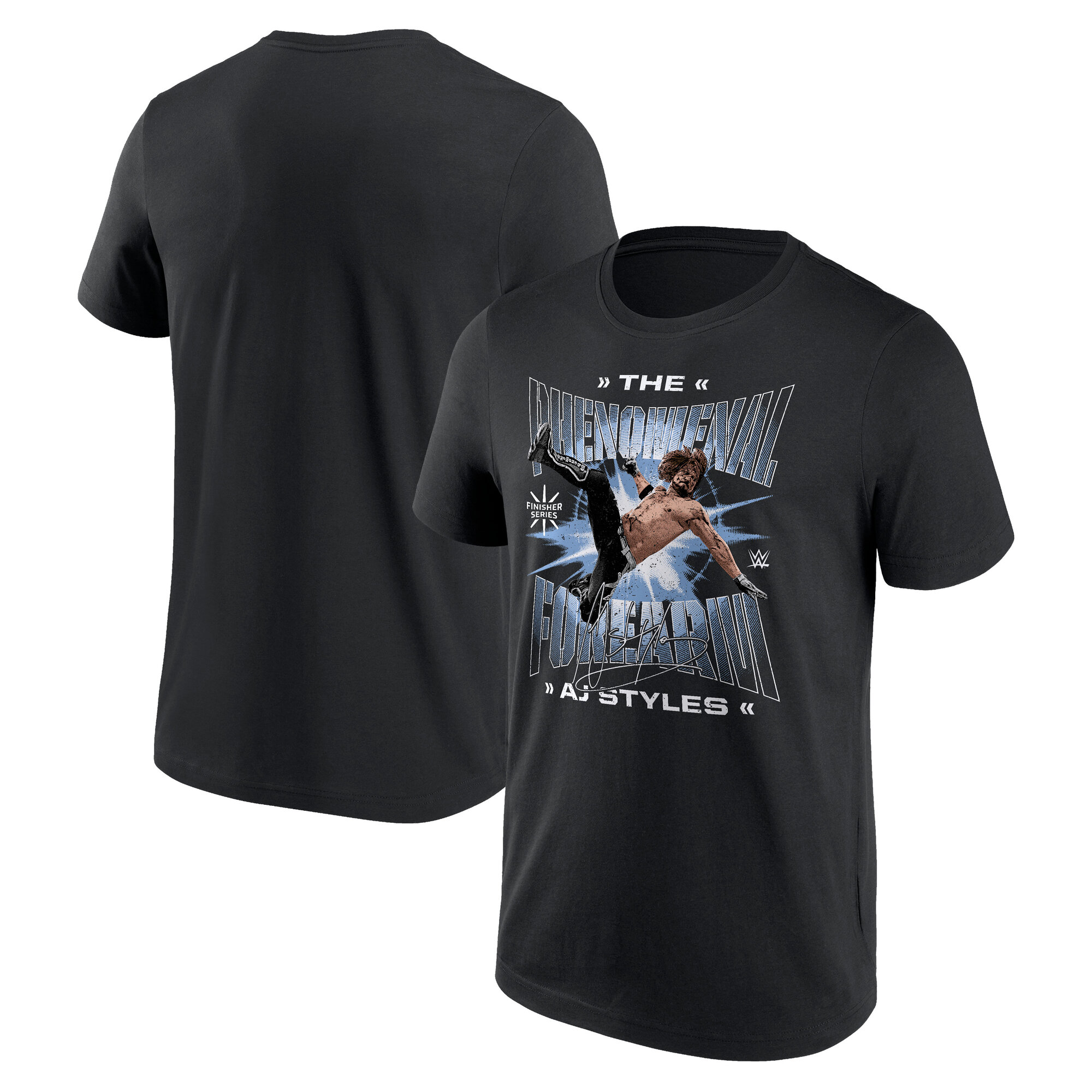 WWE AJ Styles Phenomenal Forearm T-Shirt - Schwarz - Herren Image