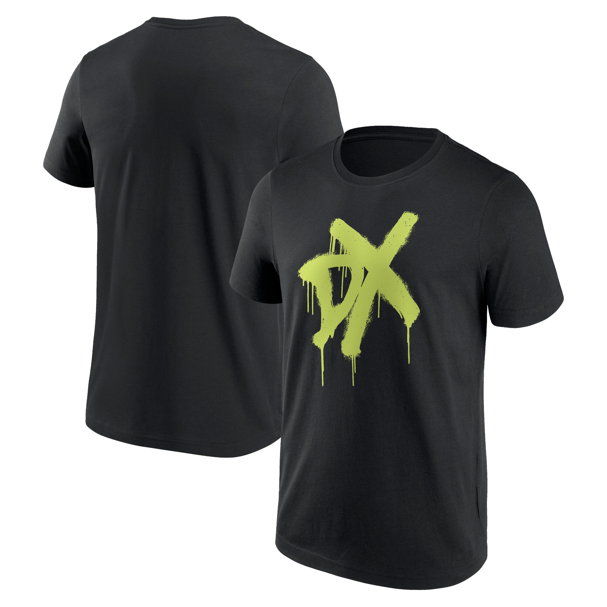 WWE D-Generation X Spray Paint Logo T-Shirt - Schwarz - Herren Image