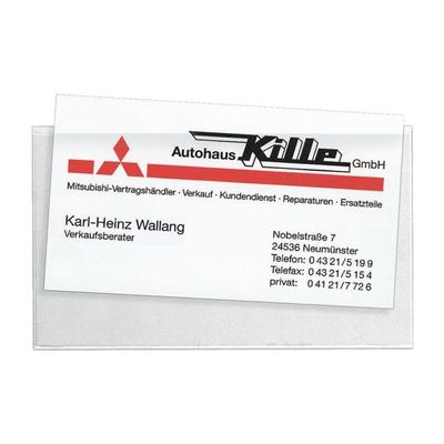 Veloflex Visitenkartentasche »VELOCOLL®« 112 x 62 mm transparent, 6.2x11.2 cm Image