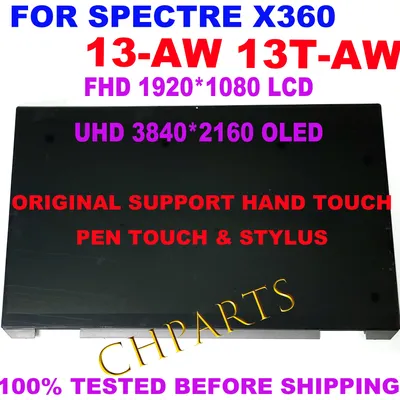M08384-4401 L63531-1J0 13.3'' UHD OLED For HP Spectre X360 13-AW Series LCD Display Touch Screen