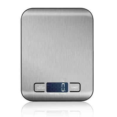 Digital Kitchen Scale 10kg /5kg Stainless Steel Panel Electronic Scales LCD Display Home Food Snacks