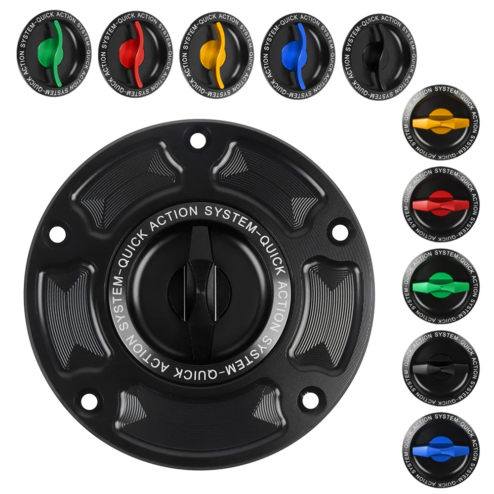 For Aprilia RSV 1000 R/ FACTORY 04-08 Quick Release Gas Fuel Tank Cap Keyless Oil Tank Cover RSV4 R/RR/RF/FACTORY /1100 09-21