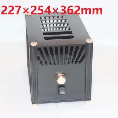 Acrylic Top DAC Decoder Case DIY Tube Amplifier Chassis Aluminum Audio Enclosure Preamp Amp Housing