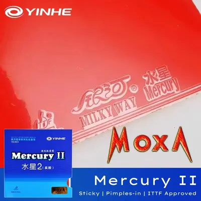 YINHE Mercury II / MERCURY 2 Table Tennis Rubber Galaxy Pips-In Original YINHE Ping Pong Rubber Spin