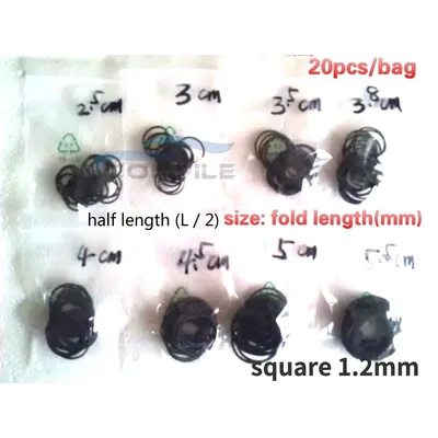 20pcs drive belt for DVD CD audio player square 1.2mm