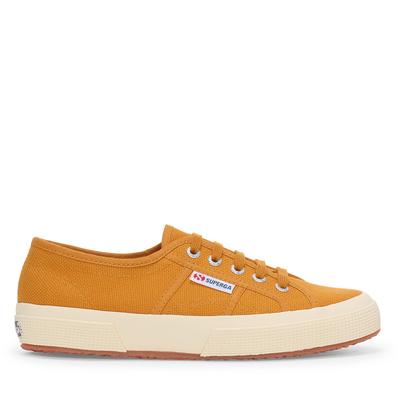 Superga 2750 Cotu Classic - Brown Dk Ocra off White Trainers