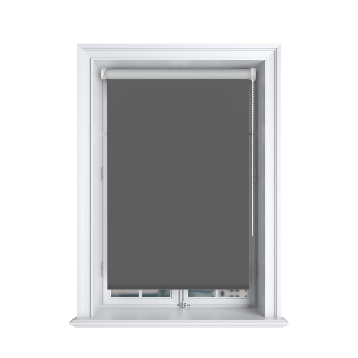 Bestlivings Thermorollo / Verdunkelungsrollo mit Klemmträger - 100 x 150 cm - Anthrazit Image