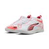 Fußballschuh PUMA "ULTRA 5 MATCH IT Mid Fußballschuhe Jugendliche", Kinder, Gr. 35, weiß schwarz glowing rot, Obermaterial: Synthetik, Textil; Futter: Synthetik, Textil; Innensohle: Textil; Laufsohle: Synthetik, Schuhe