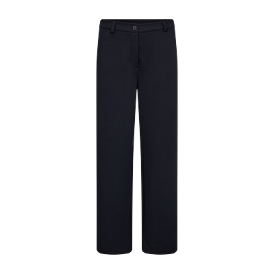 Stoffhose FREEQUENT "FQNANNI", Damen, Gr. S, N-Gr, grau (salute), Web, Obermaterial: 73% Polyester, 24% Viskose, 3% Elasthan, unifarben, casual, bequem lang, Hosen, Sommerhose mit Seiten-und Gesäßtaschen Image