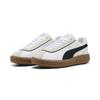 Sneaker PUMA "PUMA Club Klassika Sneakers Damen", Gr. 41, weiß schwarz warm, Obermaterial: Textil, Kuhleder, Synthetik; Futter: Textil, Synthetik; Innensohle: Textil; Laufsohle: Gummi, Schuhe