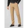 Chinos MEYER "Roma", Herren, Gr. 26, Normalgrößen, braun (camel), 98% Baumwolle;2% Elasthan, unifarben, regular fit lang, Hosen, mit Stretch-Dehnbund