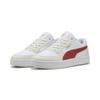 Sneaker PUMA "Caven 2.0 Sneakers Erwachsene", Gr. 37.5, weiß rot fire vapor gray, Obermaterial: Synthetik, Textil; Futter: Textil; Innensohle: Textil; Laufsohle: Gummi, Schuhe