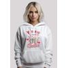 Kapuzenpullover F4NT4STIC "Anti Valentinstag V is for Vodka", Damen, Gr. S, weiß, Obermaterial: 65% Baumwolle, 35% Polyester, casual, relaxed fit, Langarm, Pullover, Premium Qualität