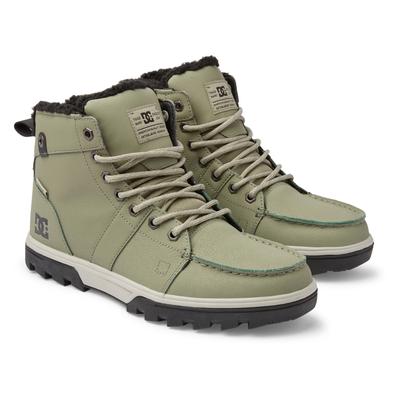 Winterboots DC SHOES "Woodland", Gr. 8,5(41), grün (army, olive), Obermaterial: Leder (Kuh) / Futter: Textil / Außensohle: Gummi, Schuhe Image