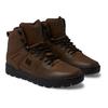 Winterboots DC SHOES "Pure Hi", Gr. 7,5(40), schwarz chocolate, Obermaterial: Leder (Kuh) / Futter: Textil / Außensohle: Gummi, Schuhe