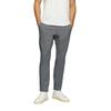 Stoffhose S.OLIVER, Herren, Gr. 33, Länge 34, grau, Obermaterial: 98% Baumwolle, 2% Elasthan, unifarben, casual, straight fit knöchellang, Hosen, mit Reißverschluss