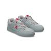 Sneaker DC SHOES "Pure Elastic", Kinder, Gr. 6(37), grau, dunkelrot, 55.4% Leder, 44.6% Synthetikmaterial, Schuhe