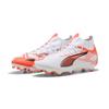 Fußballschuh PUMA "ULTRA 5 MATCH+ FG/AG Fußballschuhe Erwachsene", Gr. 42, weiß schwarz glowing rot, Obermaterial: Synthetik, Textil; Futter: Synthetik, Textil; Innensohle: Textil; Laufsohle: Synthetik, Schuhe
