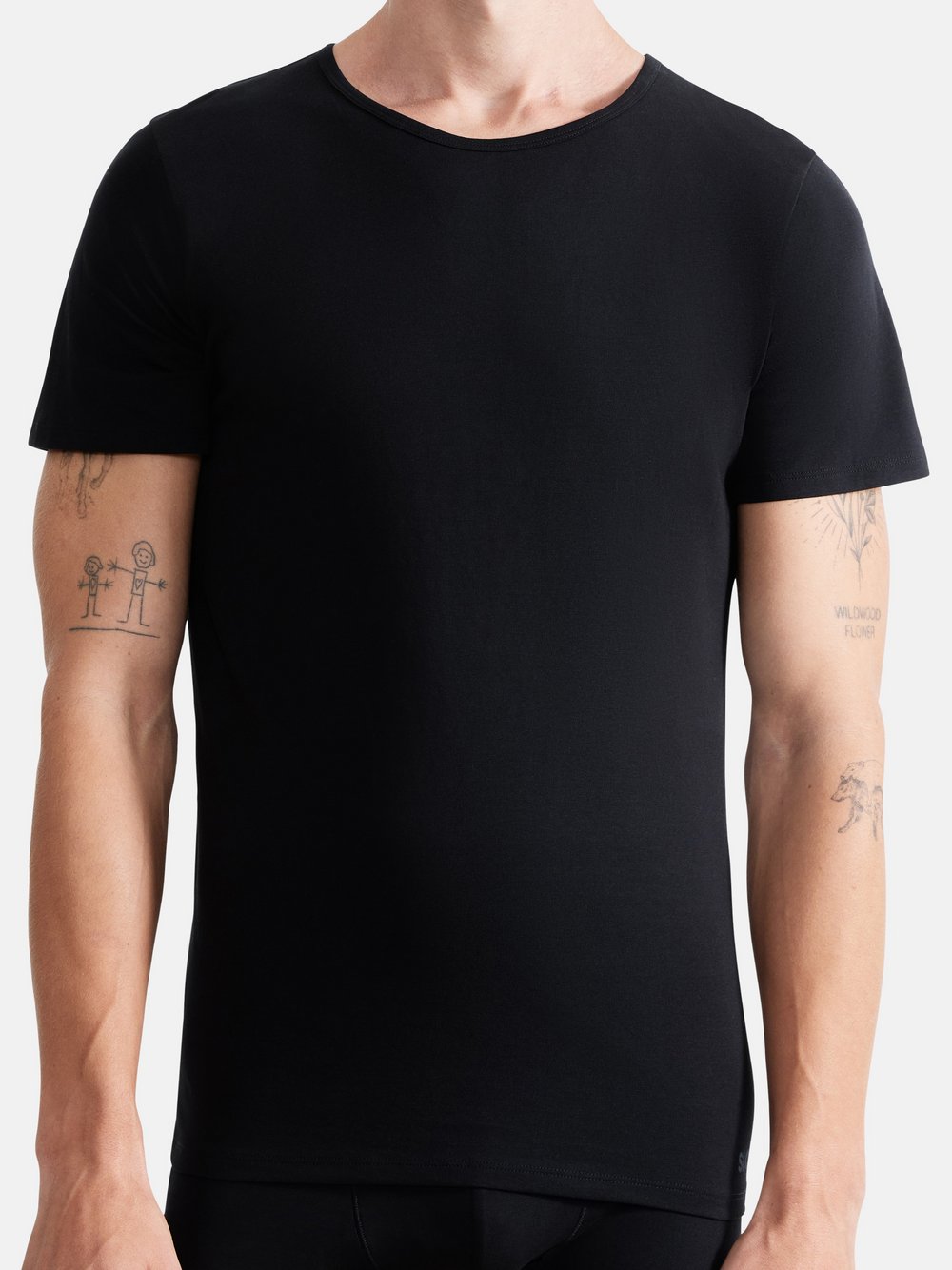 sloggi Unterhemd Herren schwarz, L Image