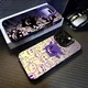 Anime Gengar Custodia per telefono Cartoon per iPhone 16 15 14 13 12 11 Pro Max Bianco Ultra-sottile