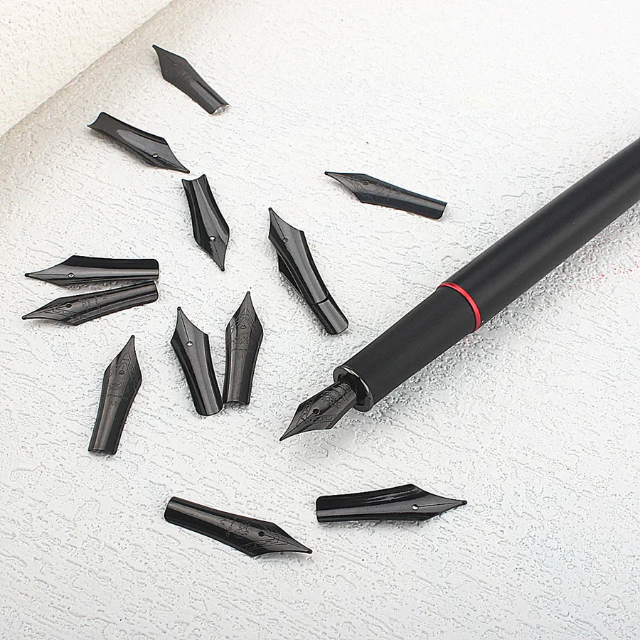 3/PCS JINHAO Brunnen Stift schwarz Feder EF/F/M Feder Für 82/X92 1000/250/992/51A Serie Schreibwaren Schule Bürobedarf Image