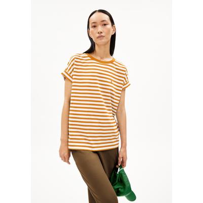IDAARA STRIPES T-SHIRT - Frauen Loose Fit T-Shirt - mehrfarbig (Größe: M) Image