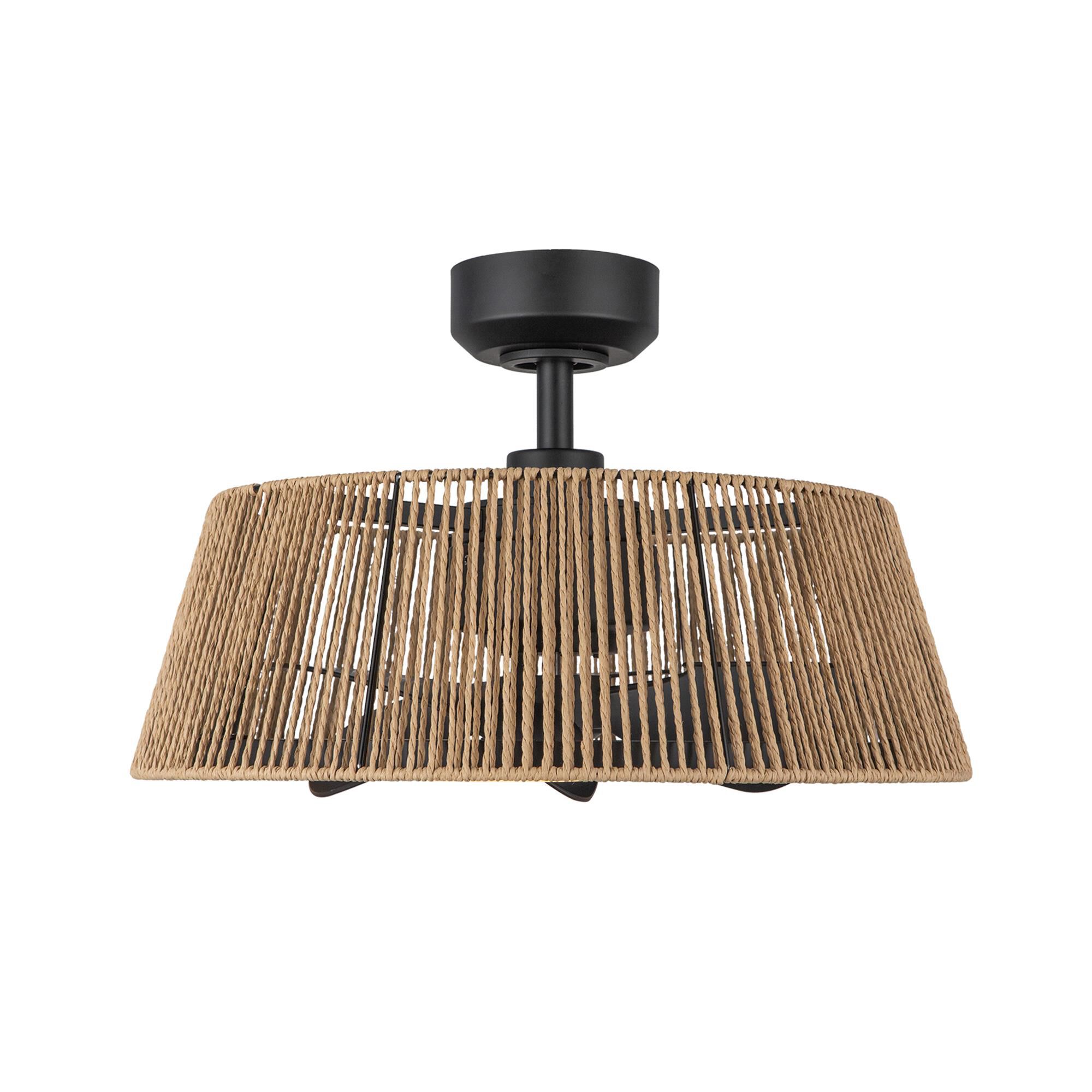 Kuzco Lighting Isla 24 Inch Ceiling Fan with Light Kit - CF41424-MB/BR-5CCT