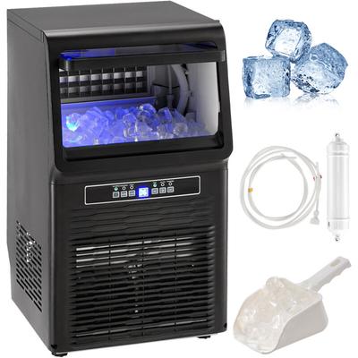 Mophorn - Kommerzieller Eisbereiter 70 lbs/24h, Eismaschine mit 36 ​​Würfeln in 12-15 Min,