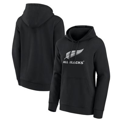 All Blacks Kapuzenpullover mit primärer Logo-Grafik – Schwarz – Damen Image