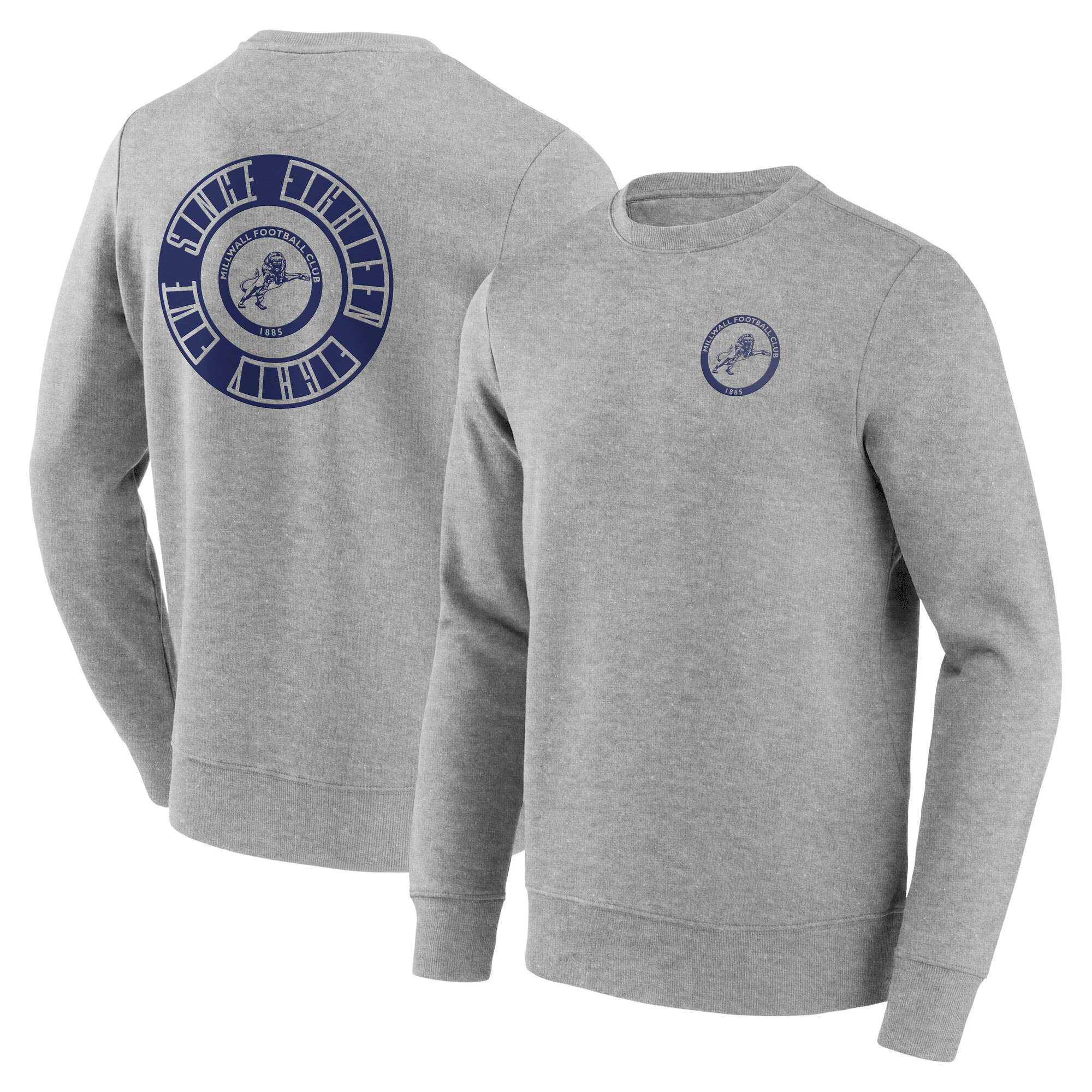 "Millwall Revolve Grafik-Rundhals-Sweatshirt – Grau meliert – Herren" Image