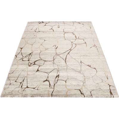 Teppich WECON HOME "Solo Fields", beige, B:120cm H:10mm L:170cm, Kunstfaser, Teppiche, Kurzflor, Wohnzimmer Image
