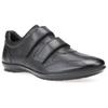Klettschuh GEOX, Herren, Gr. 42, schwarz, Leder, Textil, elegant, Schuhe, Anzugschuh, Festtagsschuh, Business Schuh mit Geox-Spezial Membran
