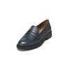 Loafer MARC O'POLO "aus weichem Rindleder", Damen, Gr. 40, blau (navy), Obermaterial: 100% Leder (Rind), unifarben, casual, Schuhe