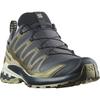 Trailrunningschuh SALOMON "XA PRO 3D V9 GORE-TEX", Gr. 49, india ink, olive night, aloe wash, Synthetik, Textil, sportlich, Schuhe, wasserdicht
