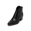 Stiefel MARC O'POLO "mit Innenzipper", Damen, Gr. 41, schwarz, Obermaterial: 100% Leder (Rind), unifarben, Schuhe