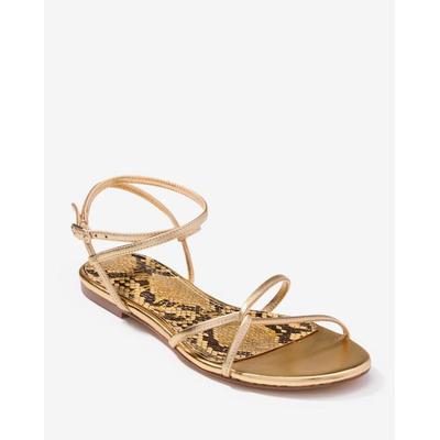 Sam Edelman - Gold Yellow - Lace Up Strappy Sandal - 7.5
