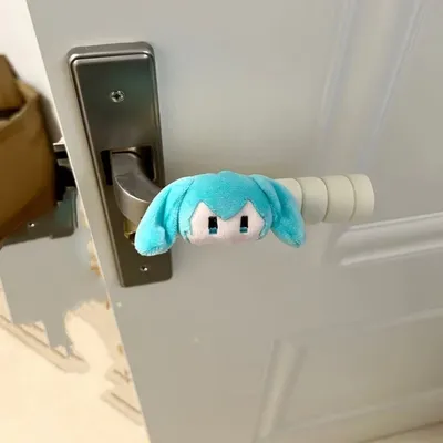 Doorknob Gloves Handle Protective Cover Anti-collision Pad Cartoon Pull Handle Cute Round Entry Door Lock Protective Cover