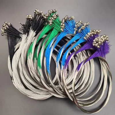German Silver Violin String 4/4, 3/4, 1/2, 1/4, 1/8, 1/10 Violin E A D G String, Fiddle Cord 50Pcs