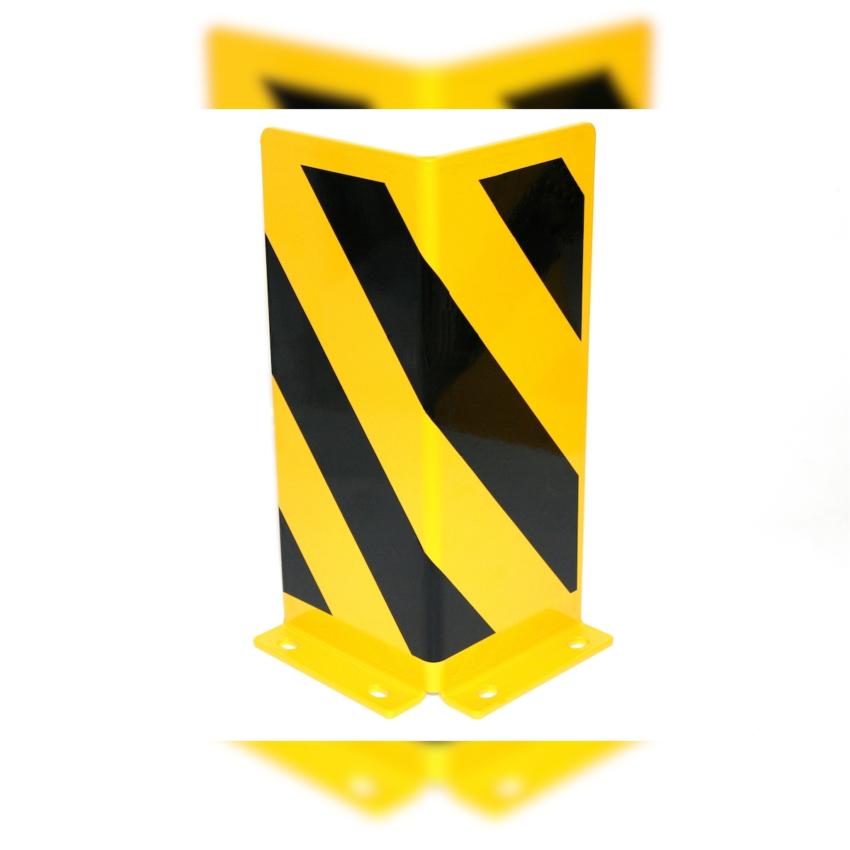 Rammschutz SET (16 Stück) 400x165x165x5 mm gerade + 64 Einschlagdübel SZAGATO Regal Anfahrschutz Regale Rammschutzbügel Rammschutze Rammschutzecke Image